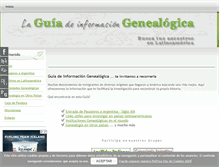 Tablet Screenshot of guiagenealogica.com